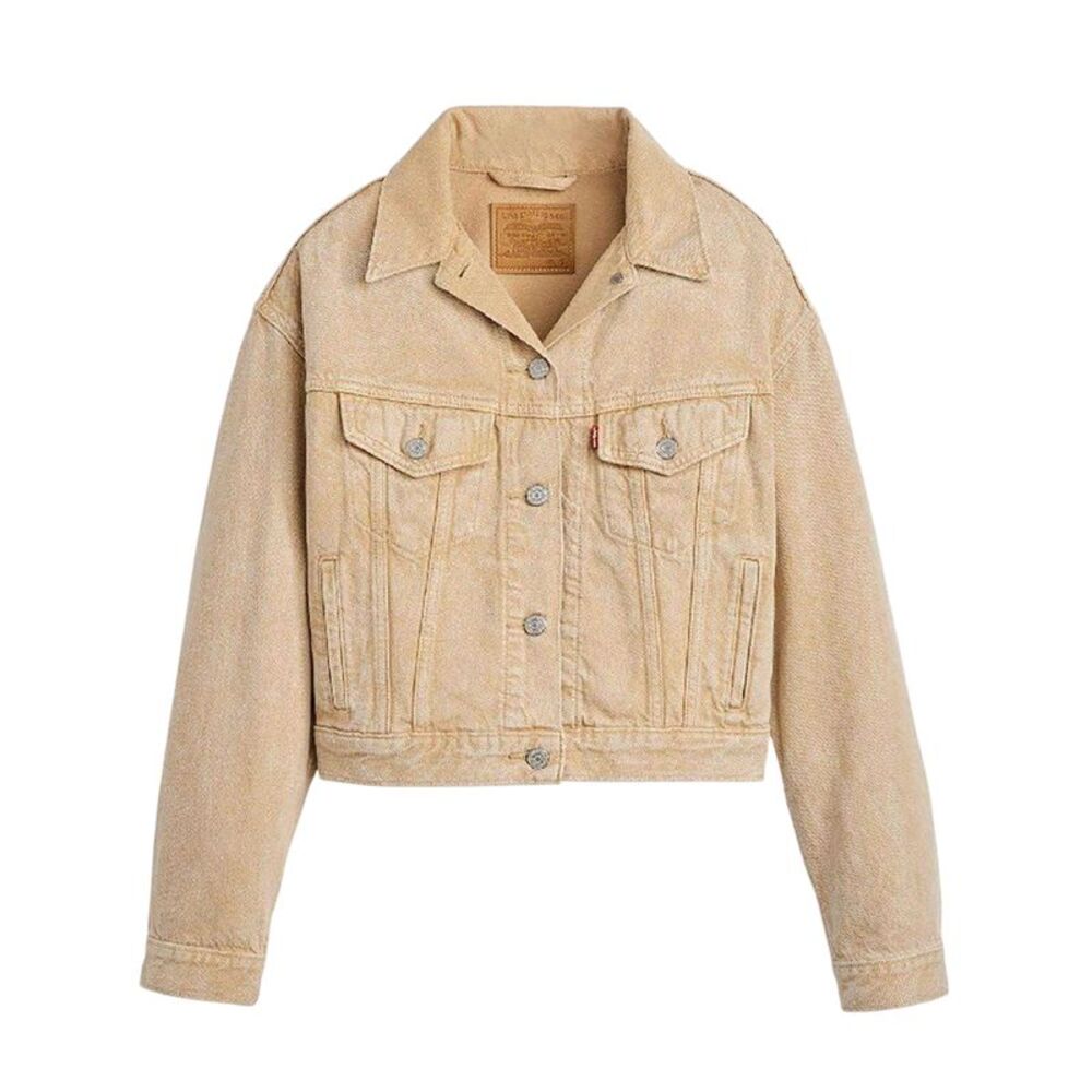 Levis Womens/Ladies 90�'s Stonewashed Denim Jacket / Brown